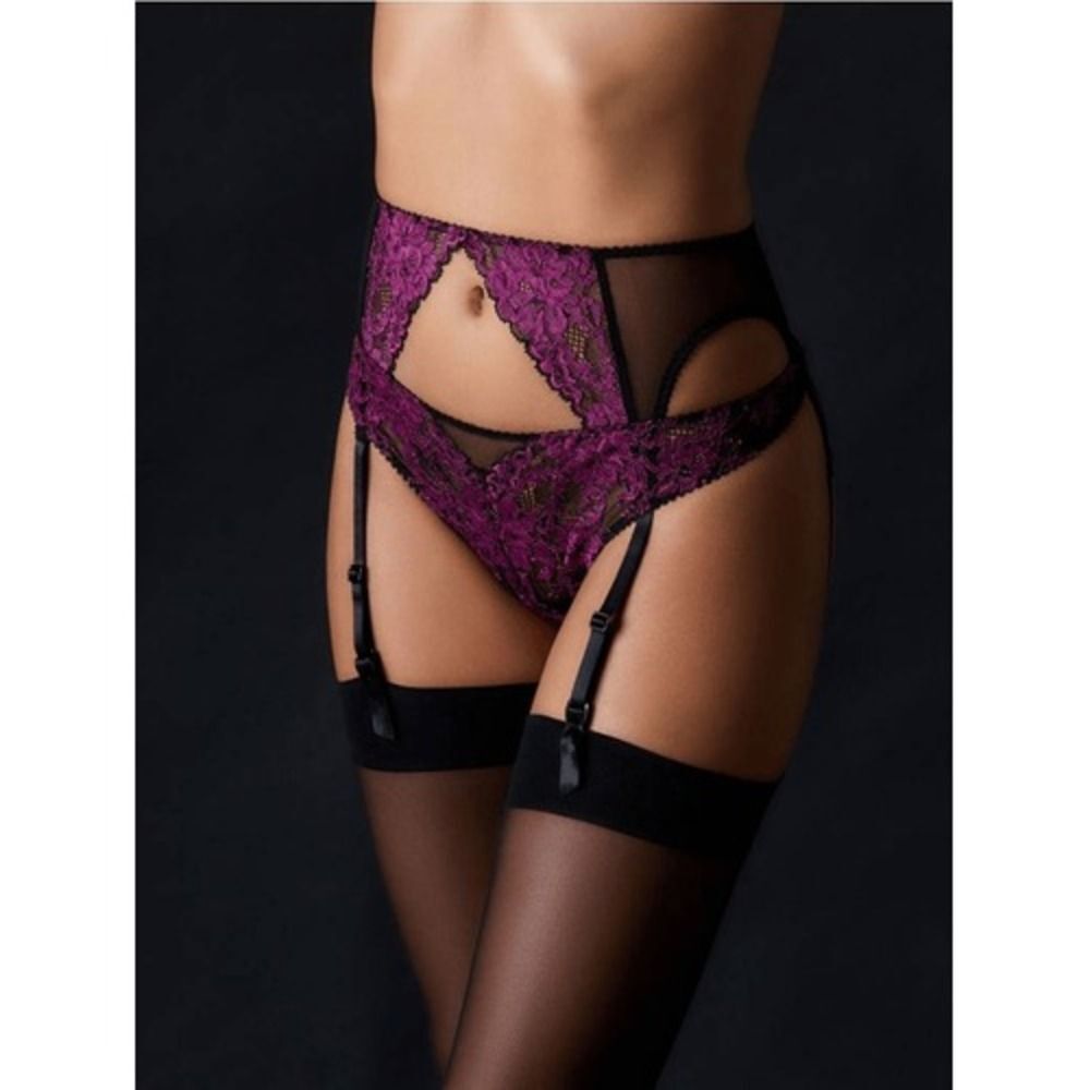 Journelle Chloe Suspender Belt - Dahlia